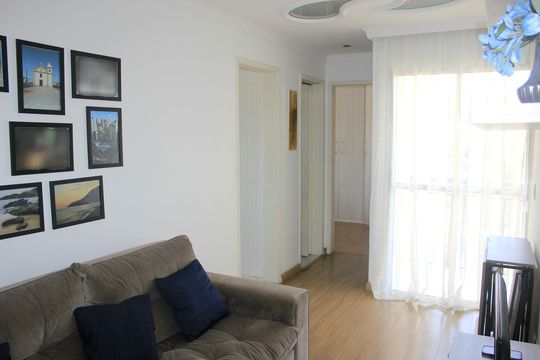 Sala  de apartamento à venda com 1 quarto, 45m² em Jardim Dourado, Guarulhos