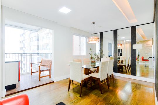 Sala de Jantar de apartamento para alugar com 1 quarto, 65m² em Vila Augusta, Guarulhos