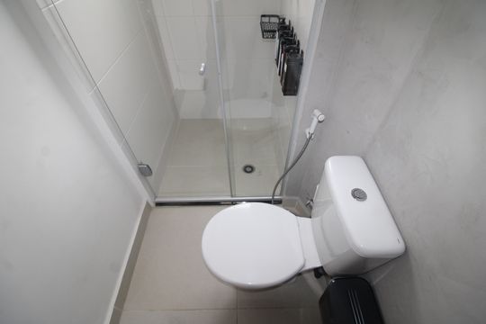 Banheiro de apartamento para alugar com 1 quarto, 29m² em Jardim São Paulo, São Paulo