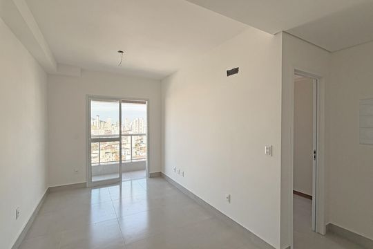 Sala de apartamento para alugar com 1 quarto, 38m² em Macuco, Santos