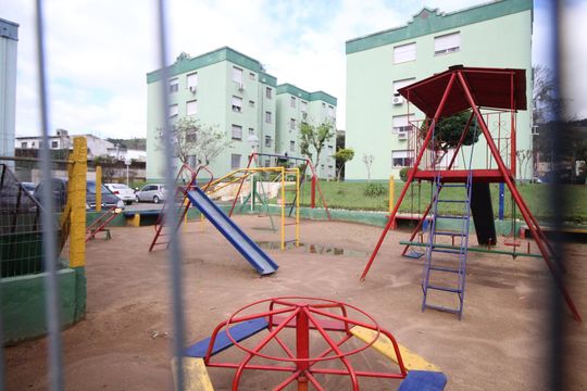 Área comum - Playground de apartamento para alugar com 1 quarto, 44m² em Morro Santana, Porto Alegre
