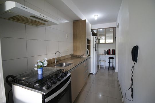 Cozinha de apartamento à venda com 2 quartos, 75m² em Pechincha, Rio de Janeiro