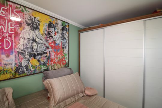 Quarto 2 de apartamento para alugar com 2 quartos, 63m² em Parque Sao Domingos, São Paulo