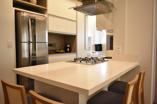 Cozinha de apartamento para alugar com 1 quarto, 40m² em Vila da Saúde, São Paulo