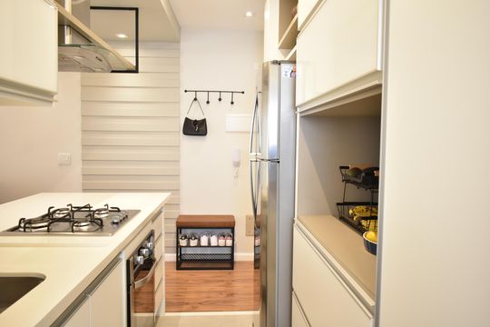 Cozinha de apartamento para alugar com 1 quarto, 40m² em Vila da Saúde, São Paulo