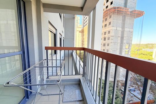 Varanda  de apartamento para alugar com 2 quartos, 59m² em Brooklin, São Paulo