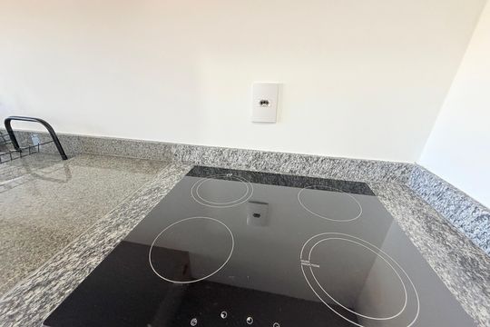 Sala/cozinha  de apartamento para alugar com 2 quartos, 59m² em Brooklin, São Paulo