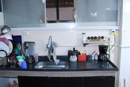 Cozinha de apartamento à venda com 2 quartos, 93m² em Santa Ifigênia, São Paulo