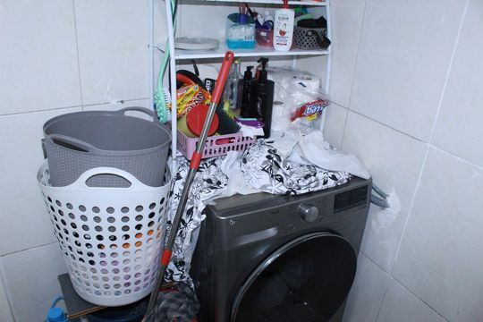 Área de serviço de apartamento à venda com 2 quartos, 93m² em Santa Ifigênia, São Paulo
