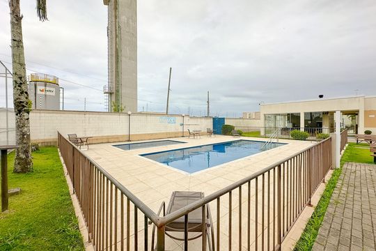 Área comum - Piscina de apartamento para alugar com 2 quartos, 48m² em Sertão do Maruim, São José