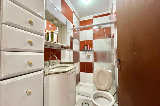 Banheiro de casa para alugar com 2 quartos, 120m² em Vila Santa Catarina, São Paulo