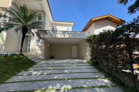Fachada de casa de condomínio à venda com 4 quartos, 410m² em Morada dos Pássaros, Barueri