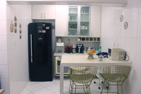 Cozinha de apartamento à venda com 2 quartos, 150m² em Santa Maria, São Caetano do Sul