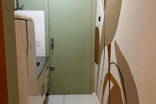 Cozinha de apartamento para alugar com 1 quarto, 21m² em Centro Histórico, Porto Alegre