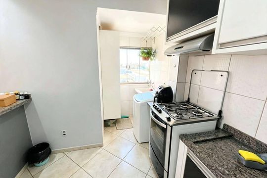 Cozinha de apartamento para alugar com 2 quartos, 60m² em Setor Sul Jamil Miguel 1A Etapa, Anápolis