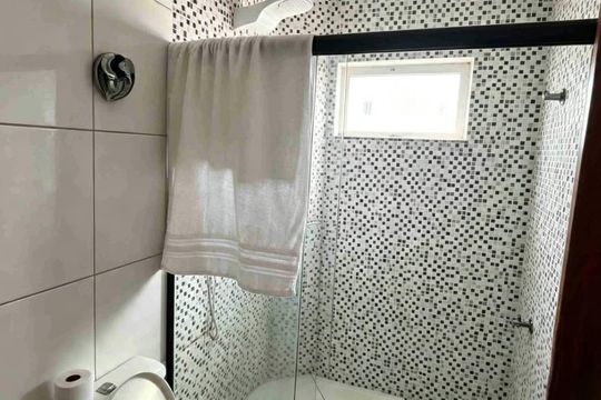 Banheiro social de apartamento para alugar com 2 quartos, 60m² em Setor Sul Jamil Miguel 1A Etapa, Anápolis