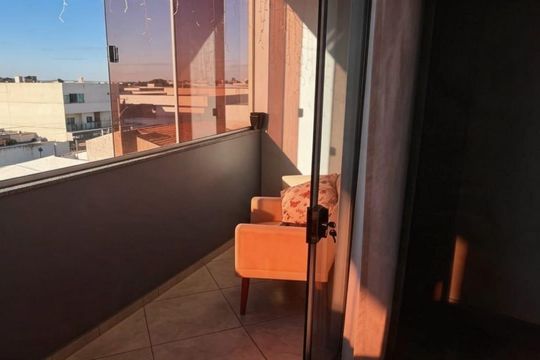 Varanda de apartamento para alugar com 2 quartos, 60m² em Setor Sul Jamil Miguel 1A Etapa, Anápolis
