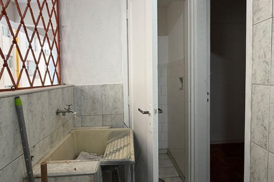 Área de Serviço de apartamento para alugar com 2 quartos, 87m² em Aparecida, Santos