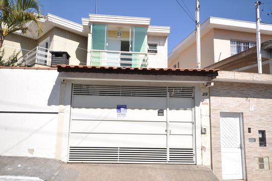 Fachada de casa à venda com 3 quartos, 97m² em Parque Casa de Pedra, São Paulo