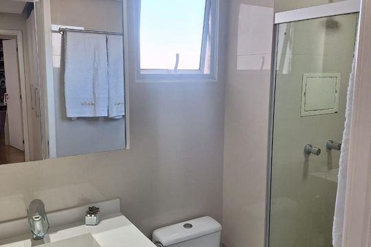Banheiro de apartamento à venda com 3 quartos, 122m² em Lauzane Paulista, São Paulo