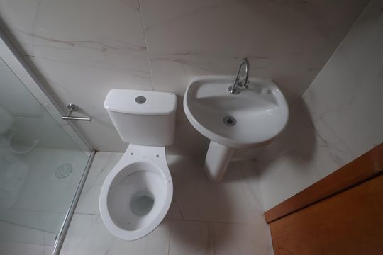 Banheiro  de casa para alugar com 2 quartos, 60m² em São Judas Tadeu, Gravataí