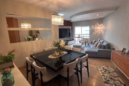 Sala de apartamento para alugar com 4 quartos, 122m² em Jardim Bonfiglioli, Jundiaí