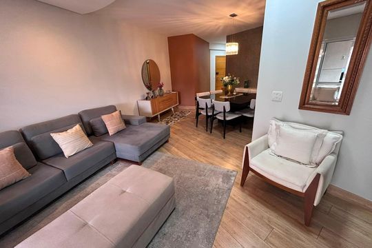 Sala de apartamento para alugar com 4 quartos, 122m² em Jardim Bonfiglioli, Jundiaí