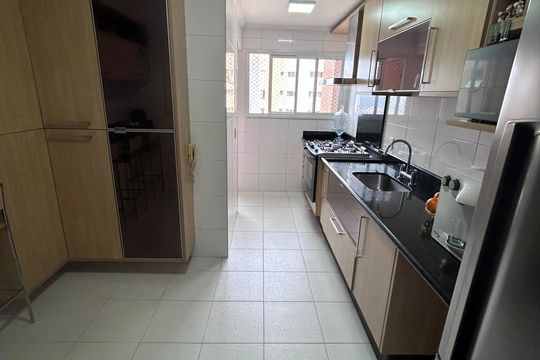 Cozinha de apartamento para alugar com 4 quartos, 122m² em Jardim Bonfiglioli, Jundiaí