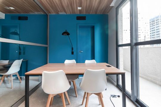 Área comum - Coworking de kitnet/studio à venda com 1 quarto, 40m² em Vila Olímpia, São Paulo