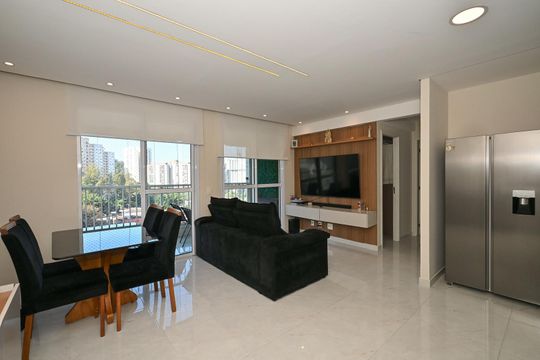 Sala de apartamento à venda com 2 quartos, 62m² em Vila Andrade, São Paulo