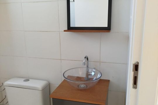 Banheiro de apartamento para alugar com 2 quartos, 43m² em Subsetor Oeste - 12 (O-12), Ribeirão Preto