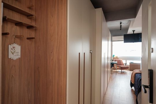 Sala/Quarto de apartamento para alugar com 1 quarto, 24m² em Boqueirão, Santos