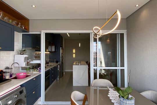 Varanda - Área de Serviço de apartamento à venda com 3 quartos, 75m² em Umuarama, Osasco