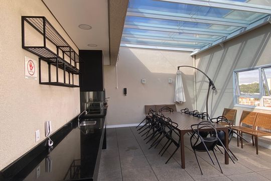 Área comum - Churrasqueira de apartamento à venda com 3 quartos, 75m² em Umuarama, Osasco