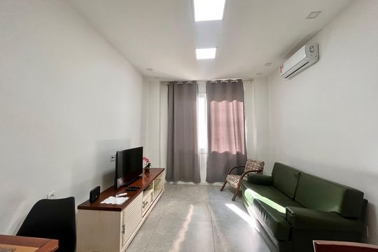 Sala  de apartamento para alugar com 1 quarto, 37m² em Copacabana, Rio de Janeiro