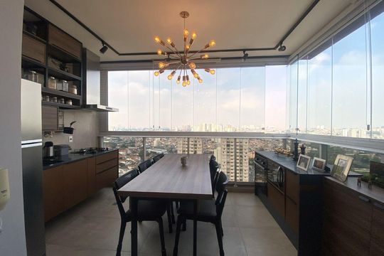 Varanda de apartamento à venda com 2 quartos, 58m² em Vila Monte Alegre, São Paulo