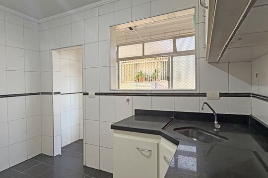 Cozinha e Área de Serviço de apartamento para alugar com 2 quartos, 95m² em Campo Grande, Santos