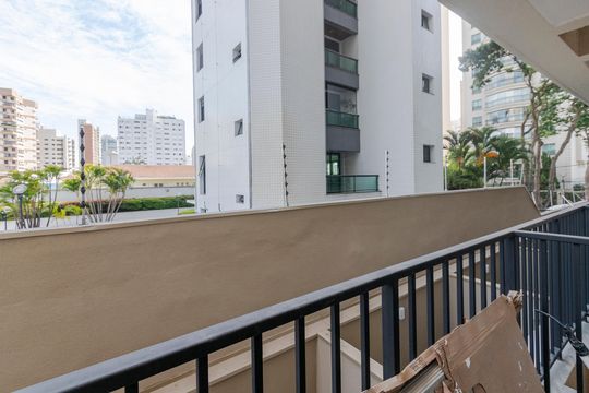 Varanda de kitnet/studio para alugar com 1 quarto, 25m² em Vila Congonhas, São Paulo
