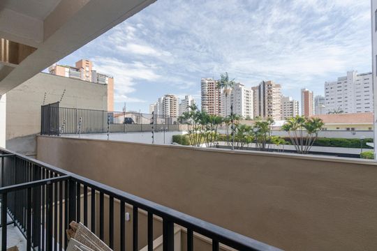 Varanda de kitnet/studio à venda com 1 quarto, 25m² em Vila Congonhas, São Paulo