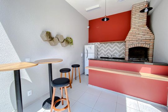 Área comum - Churrasqueira de apartamento à venda com 2 quartos, 42m² em Vila Independencia, São Paulo