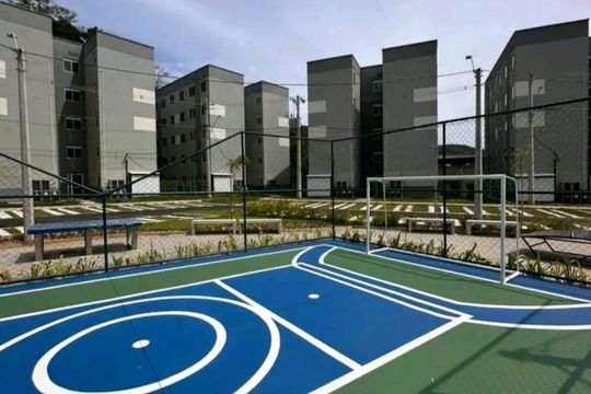 Área externa de apartamento para alugar com 2 quartos, 39m² em Rio do Ouro, São Gonçalo