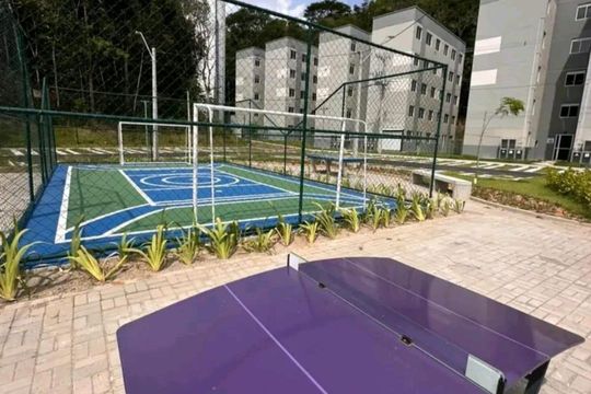 Área externa de apartamento para alugar com 2 quartos, 39m² em Rio do Ouro, São Gonçalo