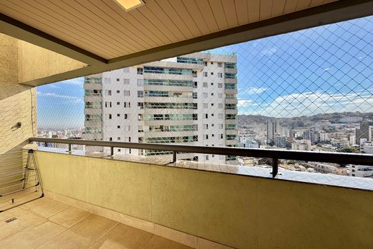 Sala - Varanda  de apartamento à venda com 4 quartos, 340m² em Serra, Belo Horizonte
