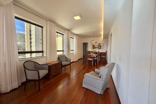 Sala de Jantar de apartamento à venda com 4 quartos, 340m² em Serra, Belo Horizonte