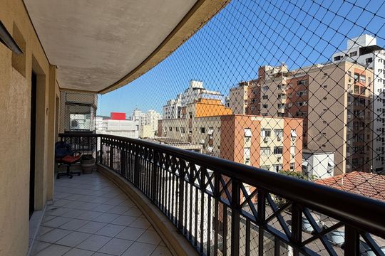 Varanda de apartamento para alugar com 2 quartos, 150m² em Ponta da Praia, Santos