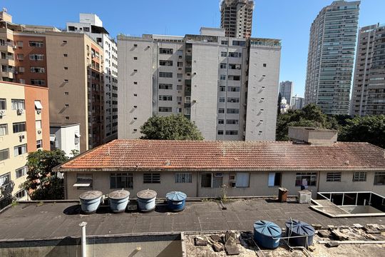 Vista da Varanda de apartamento para alugar com 2 quartos, 150m² em Ponta da Praia, Santos