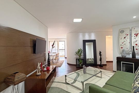 Sala de apartamento para alugar com 2 quartos, 150m² em Ponta da Praia, Santos