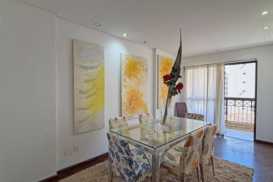 Sala de apartamento para alugar com 2 quartos, 150m² em Ponta da Praia, Santos