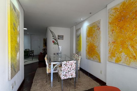 Sala de apartamento para alugar com 2 quartos, 150m² em Ponta da Praia, Santos
