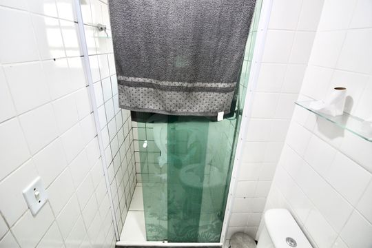 Banheiro  de apartamento para alugar com 2 quartos, 49m² em Jardim Sao Miguel, Ferraz de Vasconcelos